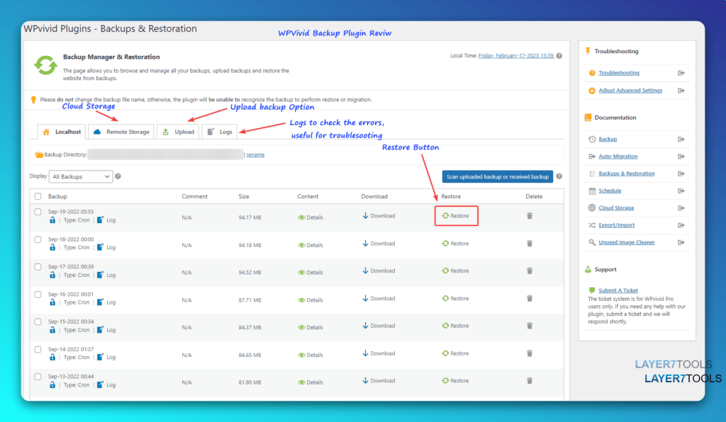 WPVivid Backup Plugin Review
