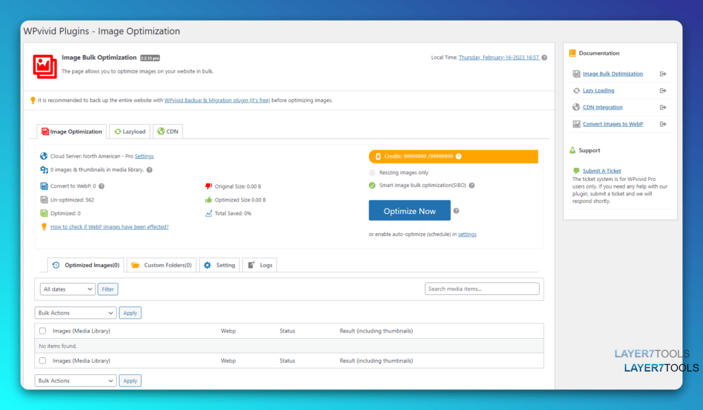 WPVivid Image Optimization (Pro Only)